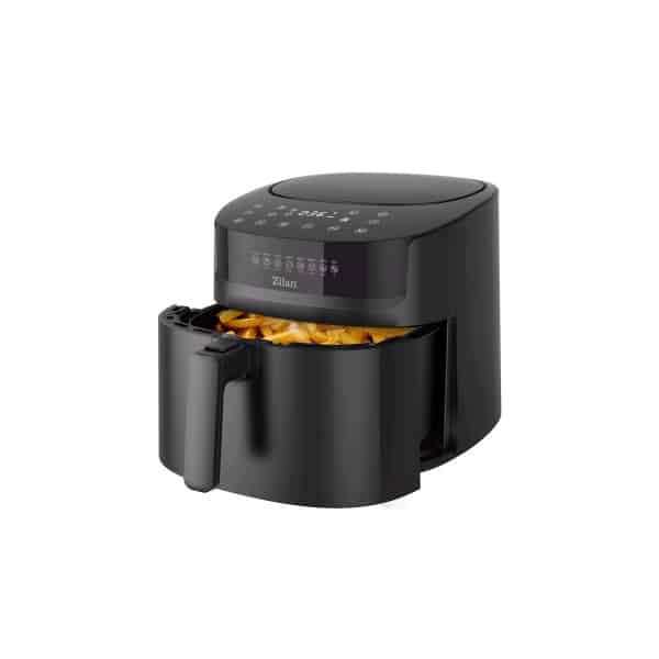 Friteuza cu aer cald, putere 1800 W, capacitate 6.5l, ecran digital, negru / ZLN 7999