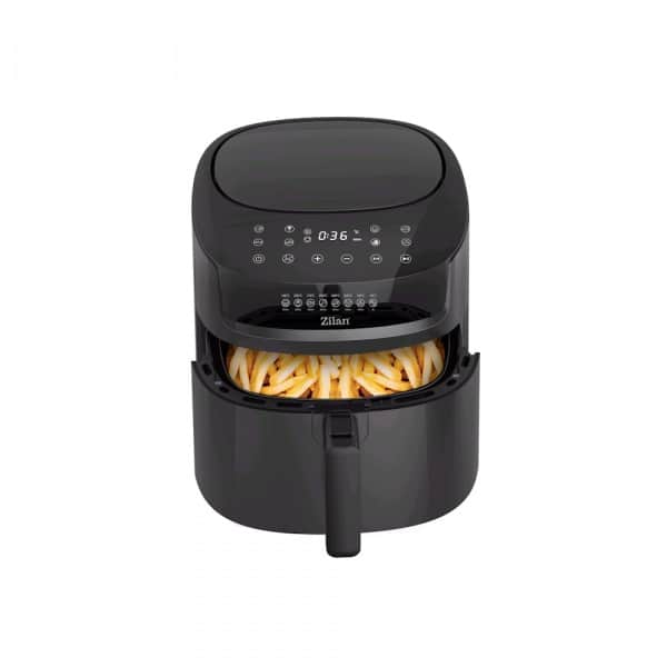 Friteuza cu aer cald, putere 1800 W, capacitate 6.5l, ecran digital, negru / ZLN 7999