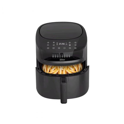 Friteuza cu aer cald, putere 1800 W, capacitate 6.5l, ecran digital, negru / ZLN 7999