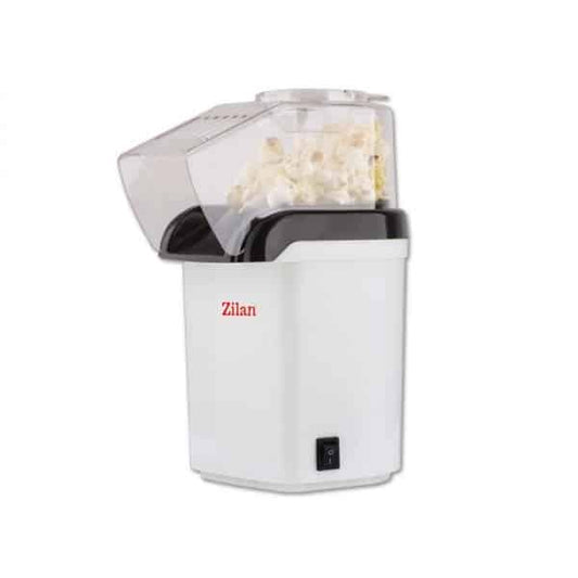 Aparat popcorn fara ulei, cu aer cald, putere 1200W, alb / ZLN 8044