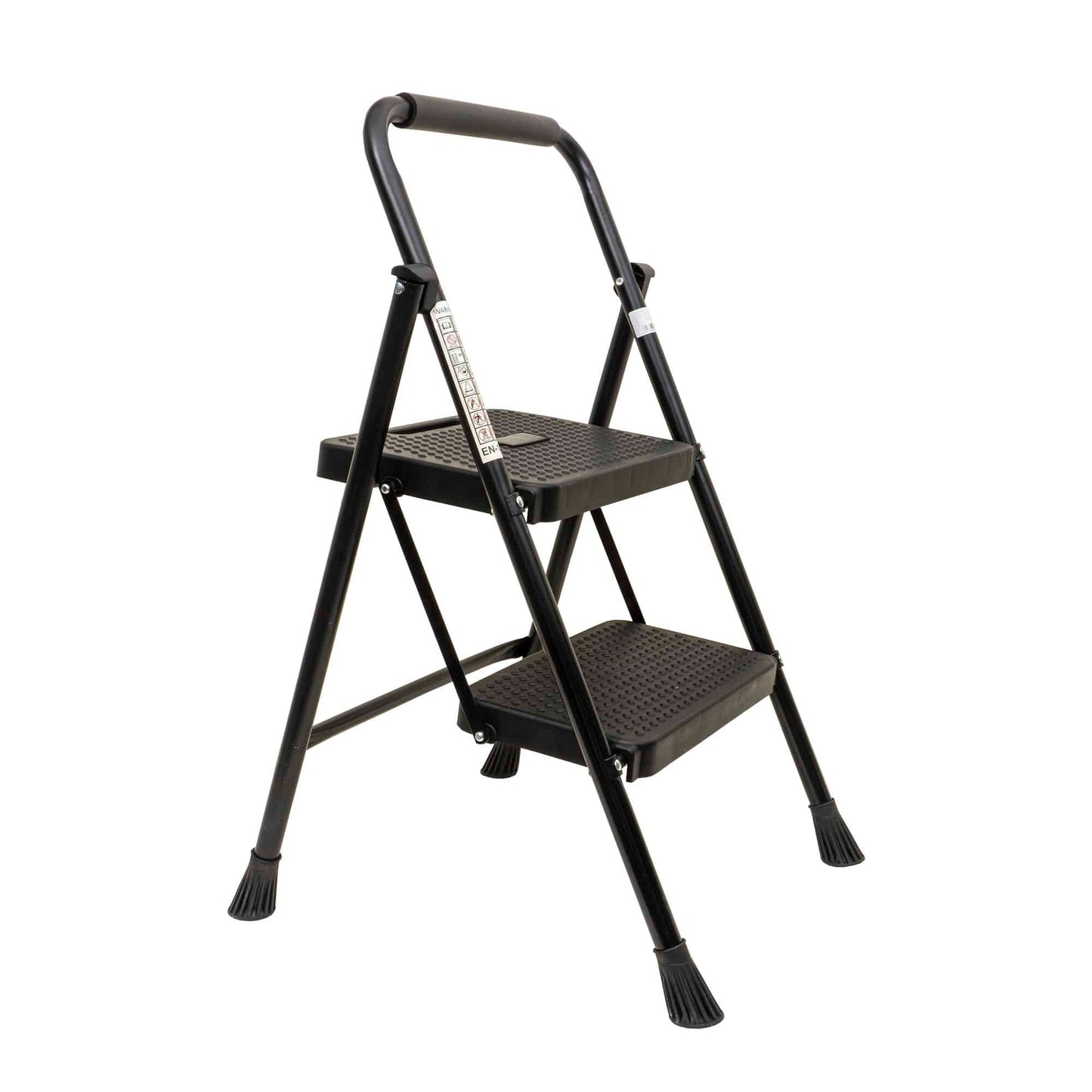 Scara metalica cu 2 trepte late, pliabila negru Z-TOOLS / ZTS 8086