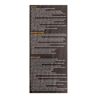 Scara metalica cu 3 trepte late, pliabila negru Z-TOOLS / ZTS 8087