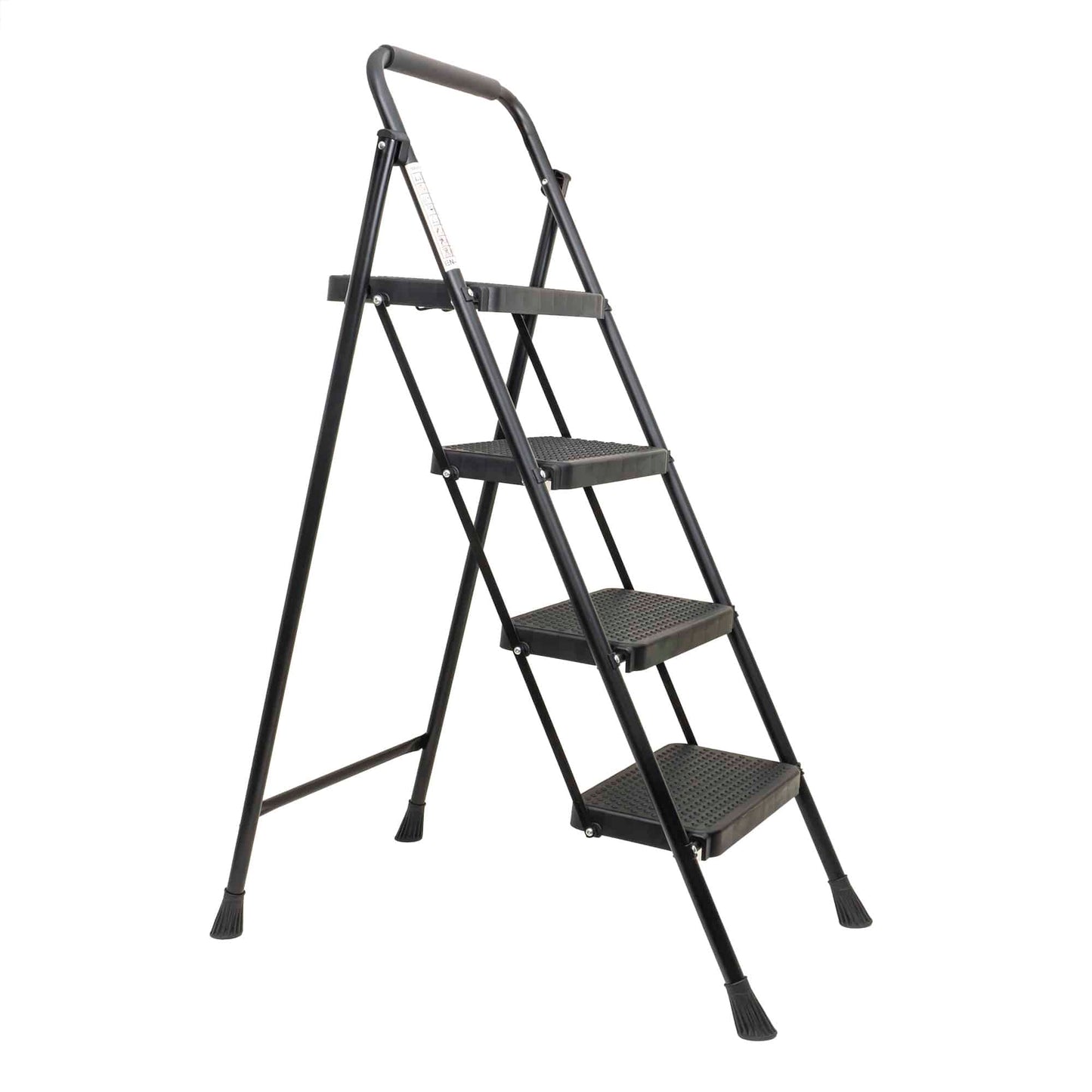 Scara metalica cu 4 trepte late, pliabila negru Z-TOOLS / ZTS 8088