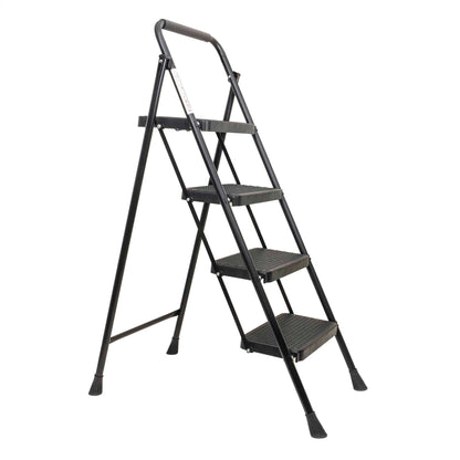 Scara metalica cu 4 trepte late, pliabila negru Z-TOOLS / ZTS 8088