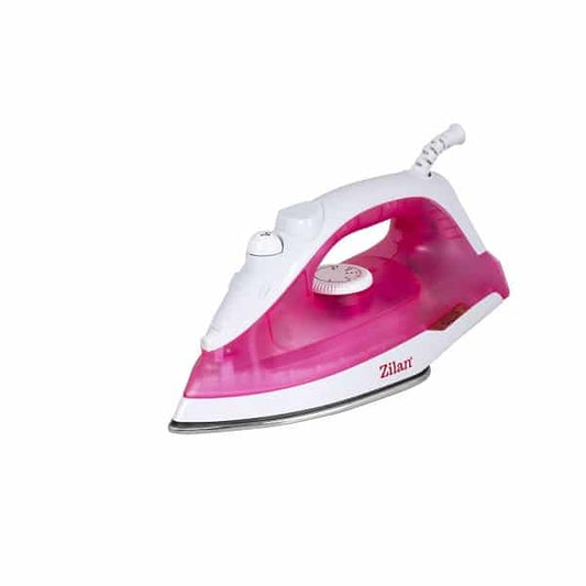 Fier de calcat cu talpa din inox Floria, culoare alb/roz, putere 1600W, 180ml / ZLN 8430