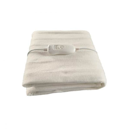 Patura electrica Floria, dimensiuni 150x80cm, putere 60w, 3 trepte de incalzire, alb / ZLN 8474