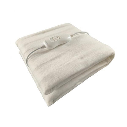 Patura electrica Floria, dimensiuni 150x80cm, putere 60w, 3 trepte de incalzire, alb / ZLN 8474