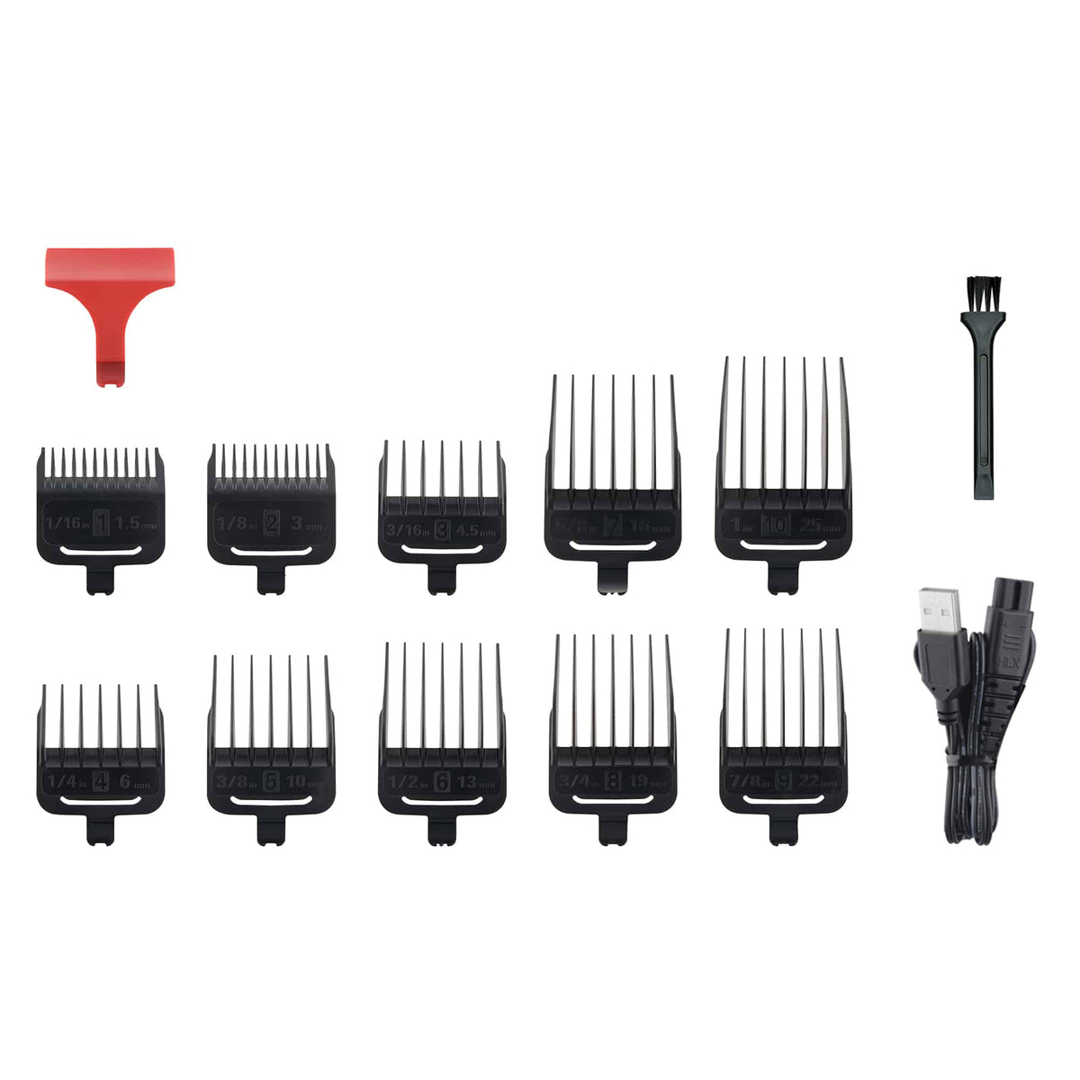 Aparat de tuns electric 11 in 1, pentru barbati reincarcabil IPX7, LED, gri / ZLN 8689