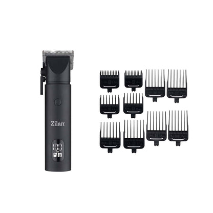 Aparat de tuns electric 11 in 1, pentru barbati reincarcabil, LED, negru / ZLN 8696