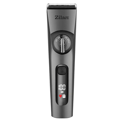 Aparat de tuns electric 8 in 1, pentru barbati reincarcabil IPX6, LED, gri / ZLN 8702