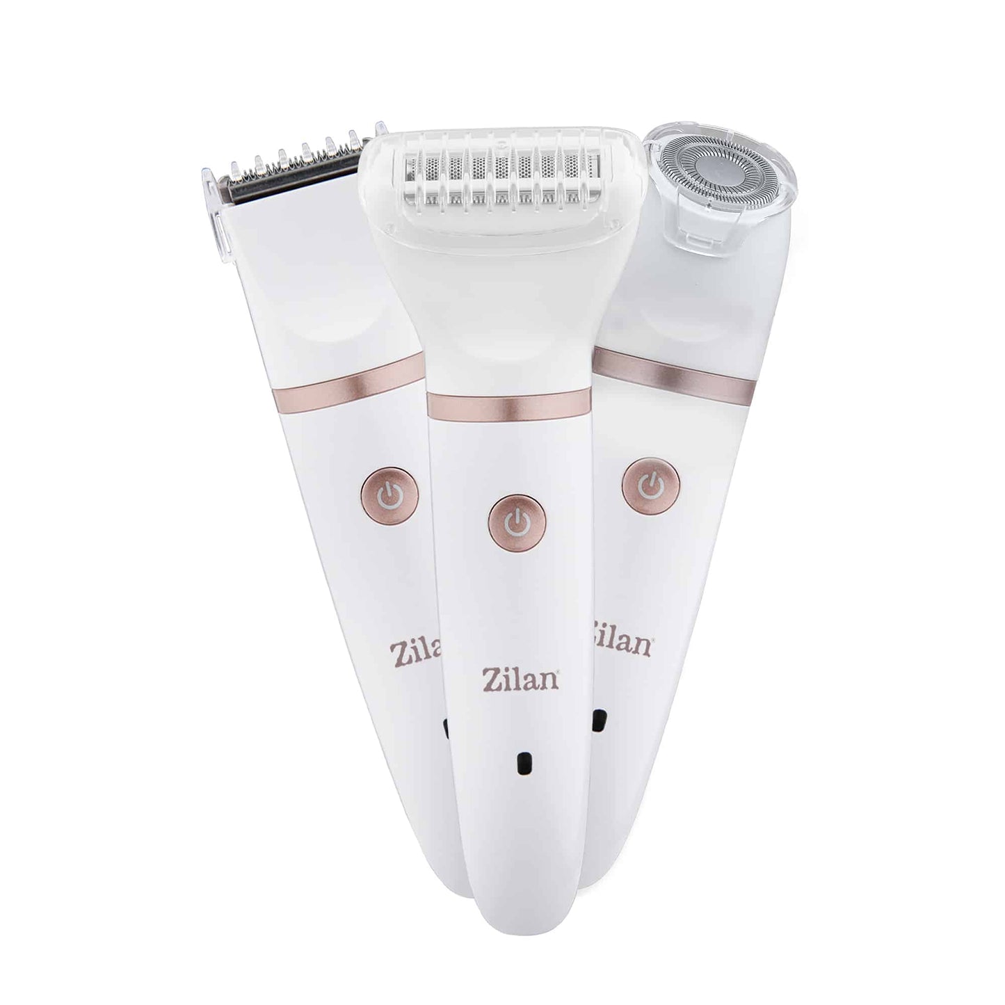 Epilator electric profesional, QUIRITIS, 3 in 1, incarcare USB, alb / ZLN 8740