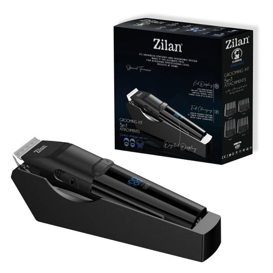 Aparat de tuns trimmer Rhodos, afisaj LED, lama detasabila ZILAN / ZLN 8818
