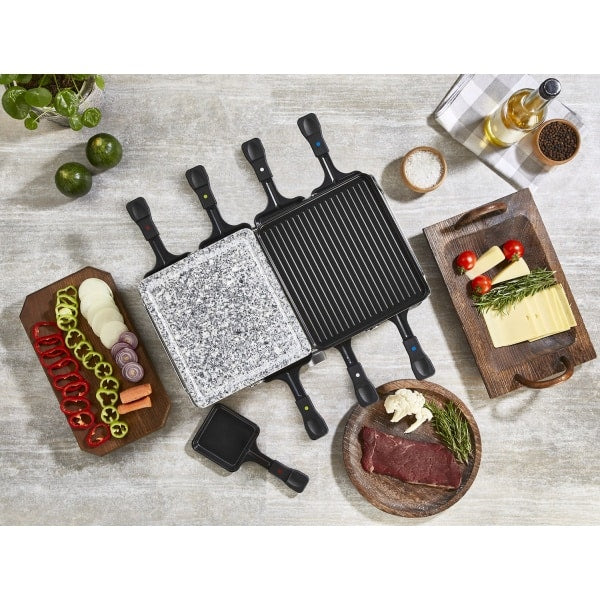 Gratar electric 2 in 1, non stick, putere 1400w, grill de piatra si grill de aluminiu / ZLN 8863