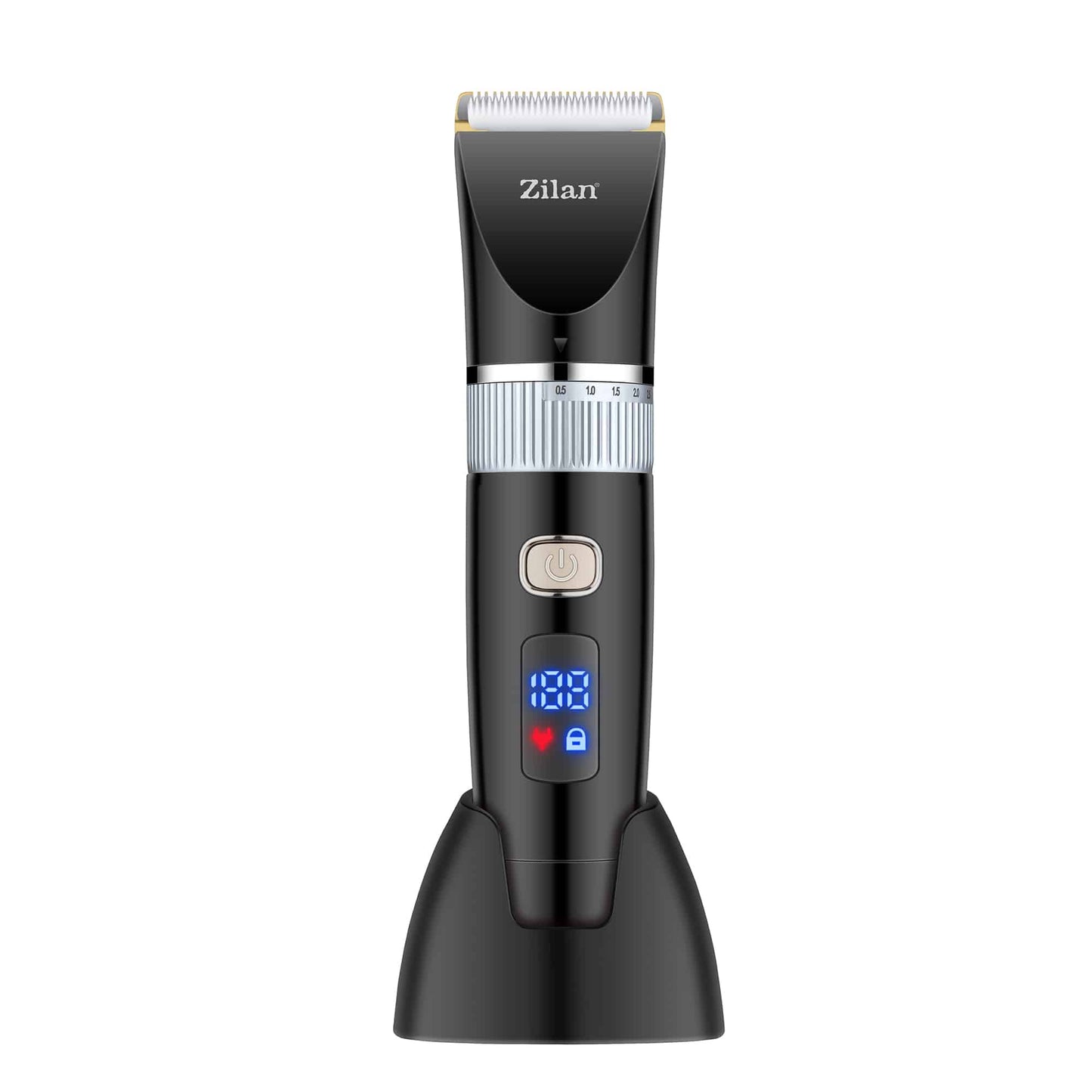 Aparat de tuns electric 7 in 1, pentru barbati reincarcabil IPX5, LED, negru / ZLN 8931