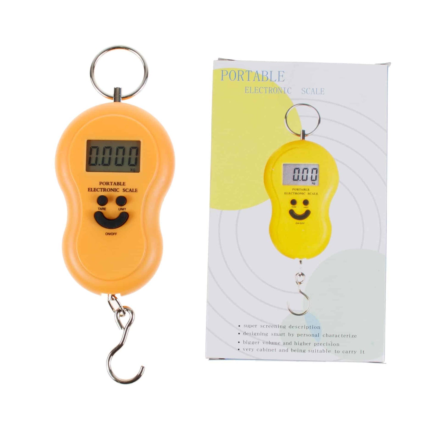 Cantar Electronic de Mana cu Carlig , 50Kg , Ecran LCD luminat / ZLN 9004