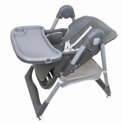 Scaun de masa pentru copii, 12-36luni, greutate maxima 50kg, inaltime reglabila, gri Z-TOOLS / ZTS 9134