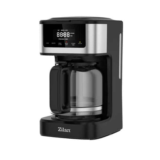 Cafetiera digitala, putere 900w, capacitate bol 1.8l, auto curatare, negru / ZLN 9266