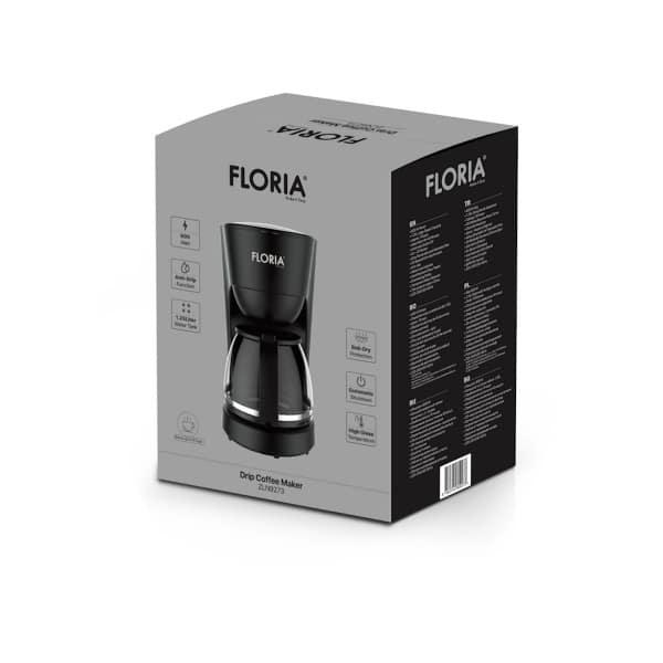 Filtru pentru cafea, putere 600W, capacitate vas 1.2l, oprire automata negru / ZLN 9273 - 221.ro