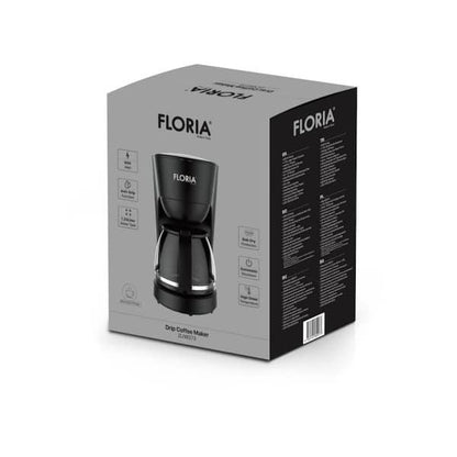 Filtru pentru cafea, putere 600W, capacitate vas 1.2l, oprire automata negru / ZLN 9273 - 221.ro