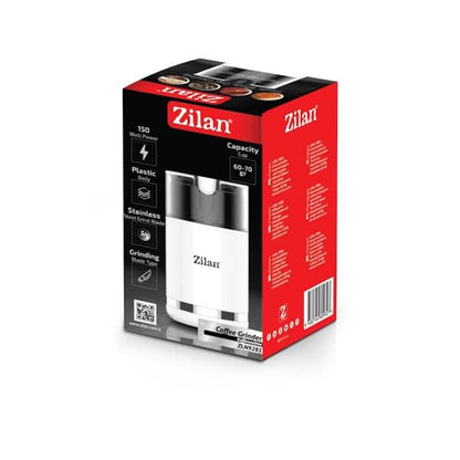 Rasnita electrica, putere 150W, lame din otel, corp din plastic alb / ZLN 9281