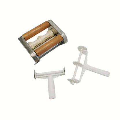 Aparat pentru facut ravioli, pentru aparatul de facut paste, cu doua role din lemn / ZLN 9488