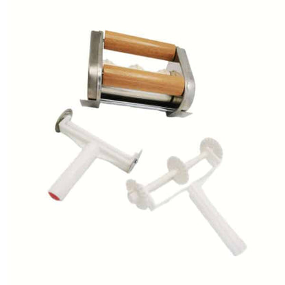 Aparat pentru facut ravioli, pentru aparatul de facut paste, cu doua role din lemn / ZLN 9488