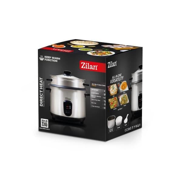 Aparat de gatit 2 in 1, orez si alimente la abur, putere 500W, capacitate 1.5l, ZILAN / ZLN 9570 - 221.ro