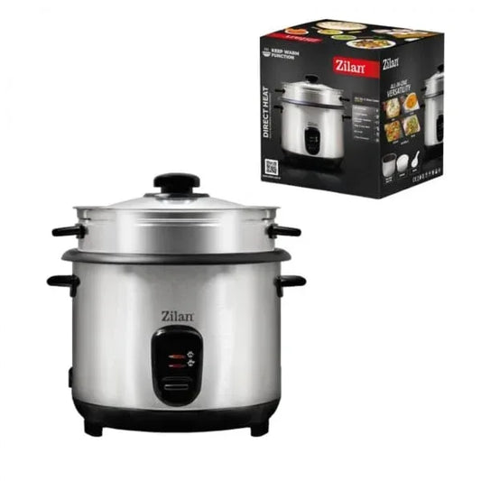 Aparat de gatit 2 in 1, orez si alimente la abur, putere 500W, capacitate 1.5l, ZILAN / ZLN 9570 - 221.ro