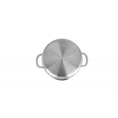 Oala cu capac ZILAN, din inox, antiaderent, diametru 24cm / ZLN 9648