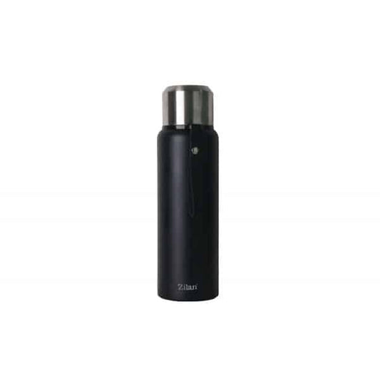 Termos portabil, interior inox, capacitate 1L ZILAN, negru / ZLN 9914