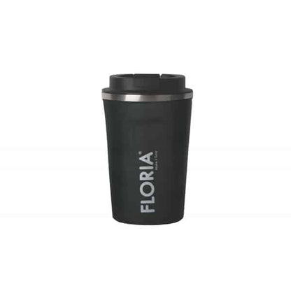 Cana de cafea, termos, interior din inox, capacitate 380ml FLORIA, gri / ZLN 9970