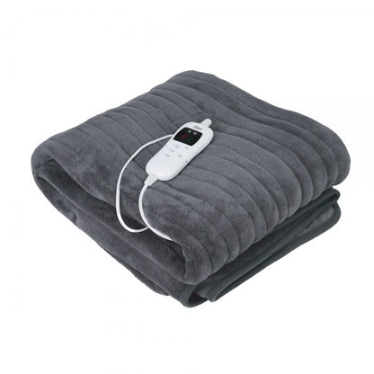 Patura electrica dubla, 180x160cm, 9 trepte de putere, gri ZILAN / ZLN0096