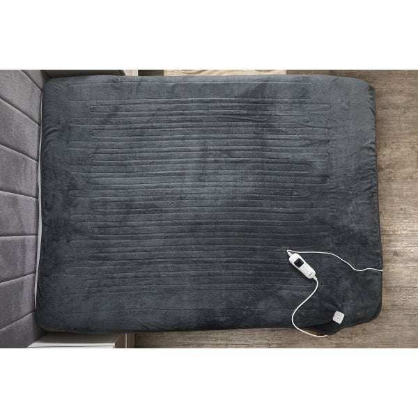 Patura electrica dubla, 180x160cm, 9 trepte de putere, gri ZILAN / ZLN0096