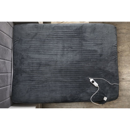 Patura electrica dubla, 180x160cm, 9 trepte de putere, gri ZILAN / ZLN0096