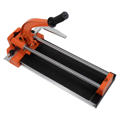 Aparat de taiat gresie si faianta, 400 x 16 mm, baza turnata, doua directii, cu rulmenti, maner armat / ZLN 0788