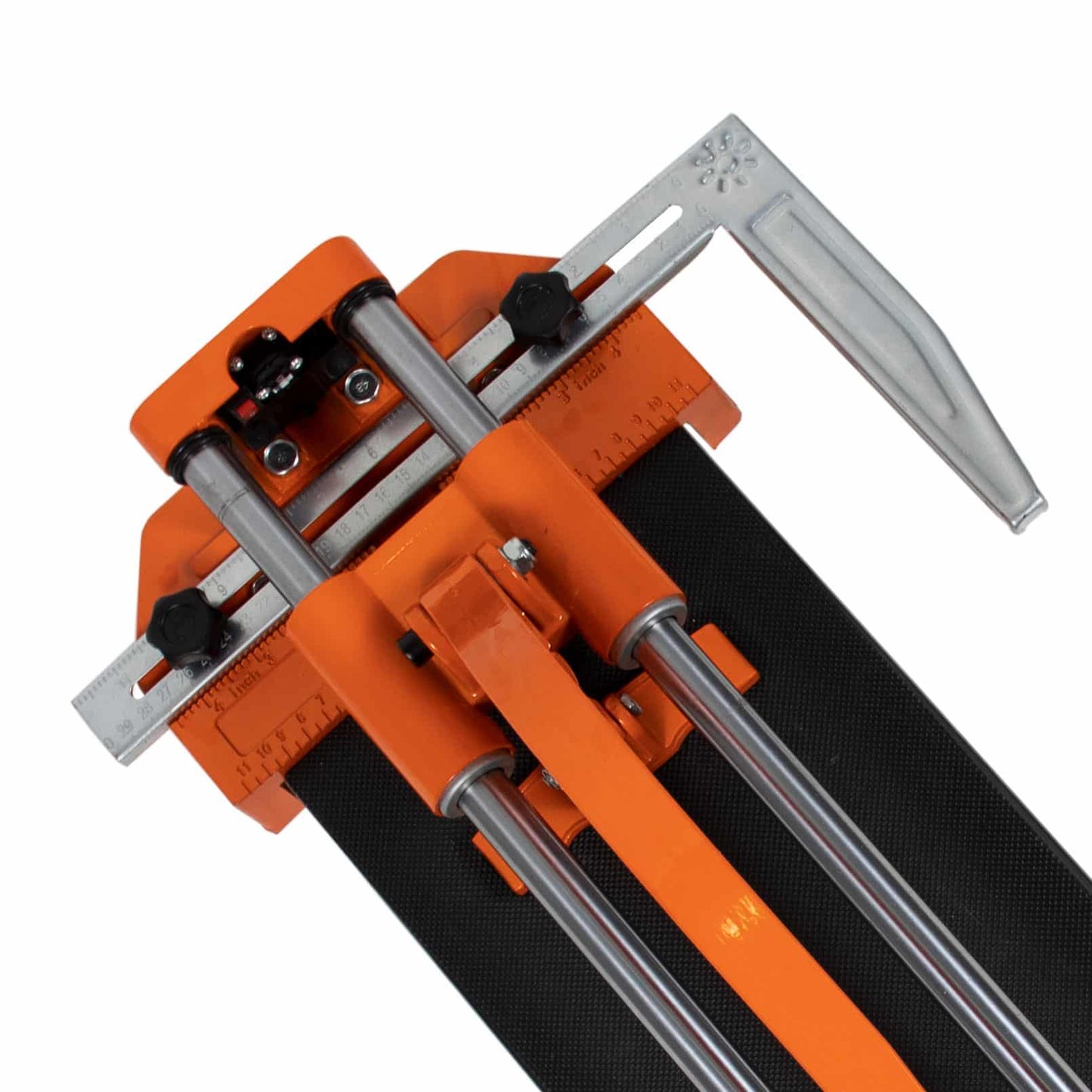 Aparat de taiat gresie si faianta, 400 x 16 mm, baza turnata, doua directii, cu rulmenti, maner armat / ZLN 0788