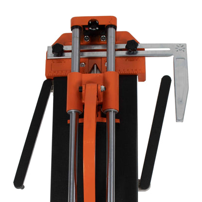 Aparat de taiat gresie si faianta, 600 x 16 mm, baza turnata, doua directii, cu rulmenti, maner armat / ZLN 0795