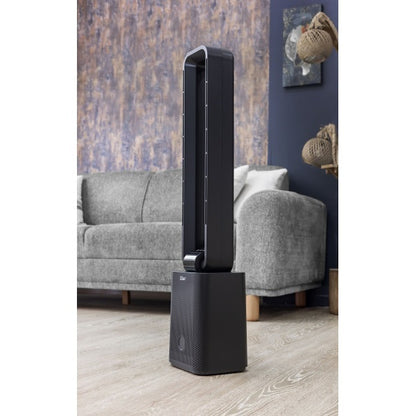 Ventilator turn, 12 trepte de viteza, putere 50W, timer 15h, negru ZILAN / ZLN1087