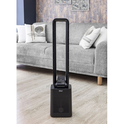 Ventilator turn, 12 trepte de viteza, putere 50W, timer 15h, negru ZILAN / ZLN1087