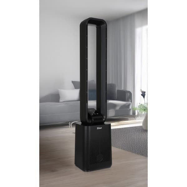 Ventilator turn, 12 trepte de viteza, putere 50W, timer 15h, negru ZILAN / ZLN1087