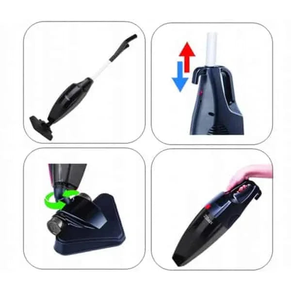 Aspirator vertical putere 800 W, fara sac, recipient de 2L, negru Zilan / ZLN1235_1 - 221.ro