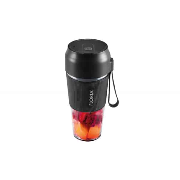 Blender Portabil pentru suc, putere 50W, capacitate 300ml, negru FLORIA / ZLN1719