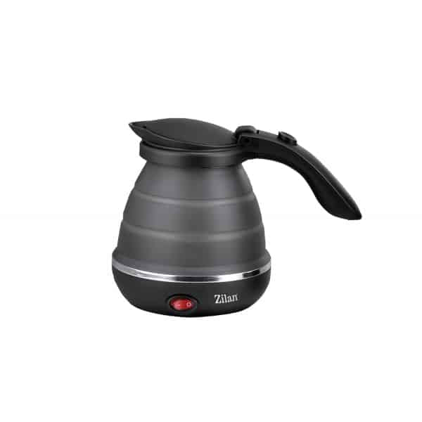 Fierbator pliabil pentru voiaj, putere 750W, capacitate 0.5l, baza din inox si carcasa din silicon durabil ZILAN / ZLN1986