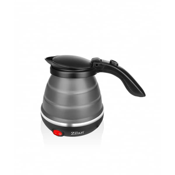 Fierbator pliabil pentru voiaj, putere 750W, capacitate 0.5l, baza din inox si carcasa din silicon durabil ZILAN / ZLN1986