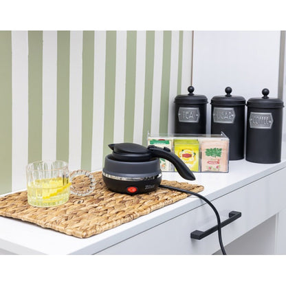 Fierbator pliabil pentru voiaj, putere 750W, capacitate 0.5l, baza din inox si carcasa din silicon durabil ZILAN / ZLN1986