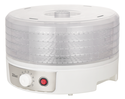 Deshidrator alimente 250W, 5 tăvi, termostat reglabil 35–70°C, fără BPA, ZILAN / ZLN2037