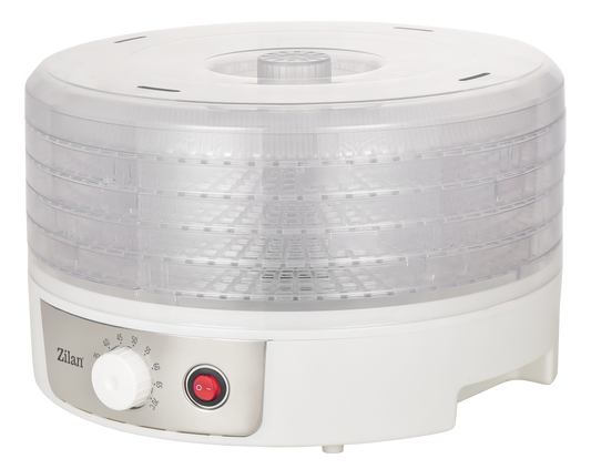 Deshidrator alimente 250W, 5 tăvi, termostat reglabil 35–70°C, fără BPA, ZILAN / ZLN2037