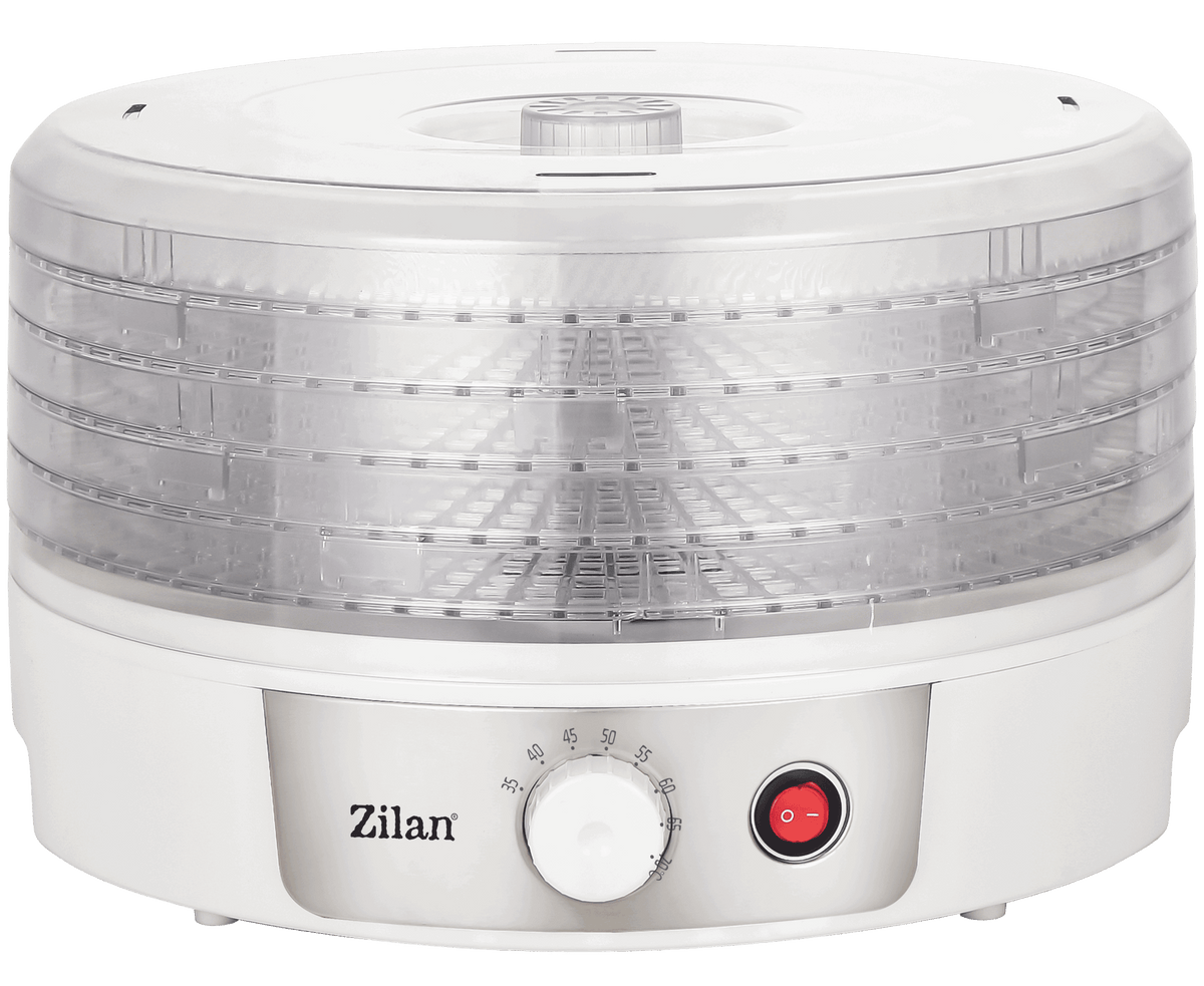 Deshidrator alimente 250W, 5 tăvi, termostat reglabil 35–70°C, fără BPA, ZILAN / ZLN2037