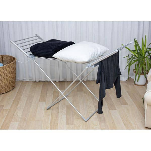 Uscator de rufe electric din aluminiu inoxidabil, putere 230W, suprafata 12m, inaltime ajustabila ZILAN / ZLN2060