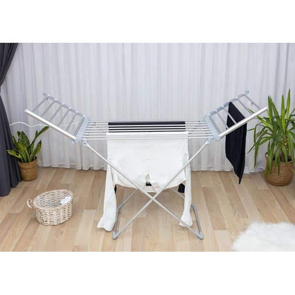 Uscator de rufe electric din aluminiu inoxidabil, putere 230W, suprafata 12m, inaltime ajustabila ZILAN / ZLN2060